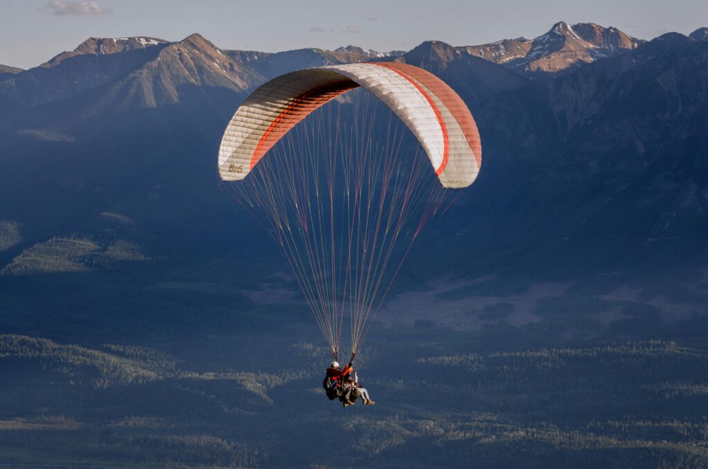 Paragliding at Dello